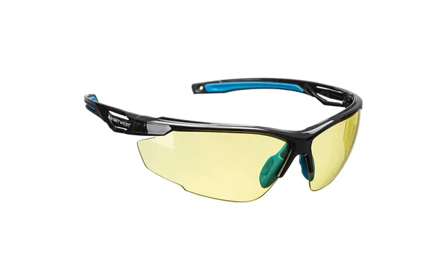 Portwest Anthracite Kn Safety Glasses Black Amber