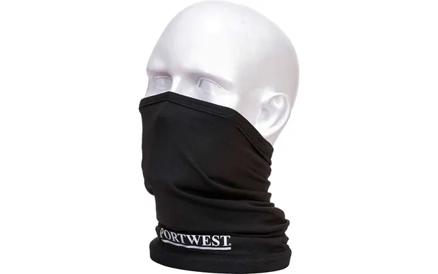 Portwest Anti Microbial Multiway Scarf Black One Size