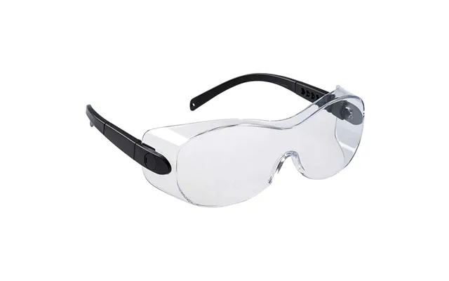 Portwest Coverspecs Safety Glasses Black Clear