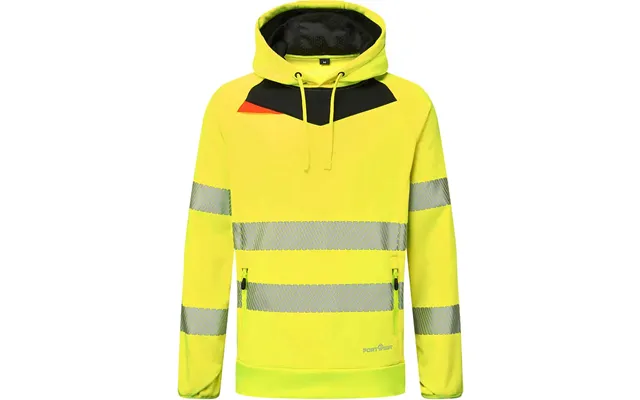 Portwest Dx4 Hi Vis Overhead Hoodie Yellow Black 4xl product image