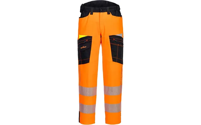 Portwest Dx4 Hi Vis Service Trousers Orange Black 33 31 product image