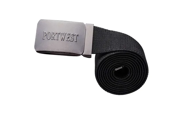 Portwest Elasticated Work Belt Black One Size