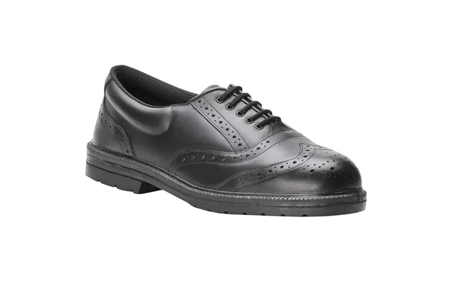 Portwest Executive Brogue Safety Shoes Black Size 10.5