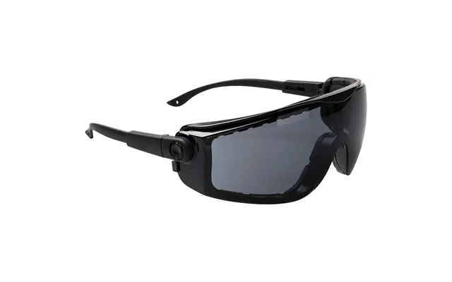 Portwest Focus Safety Glasses Black Smoke