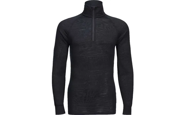 Portwest Mens Merino Wool 1 4 Zip Baselayer Top Black M