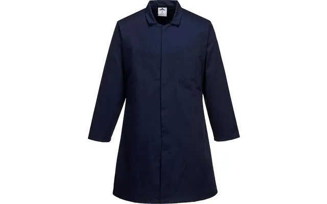 Portwest Mens Single Pocket Food Coat Navy S