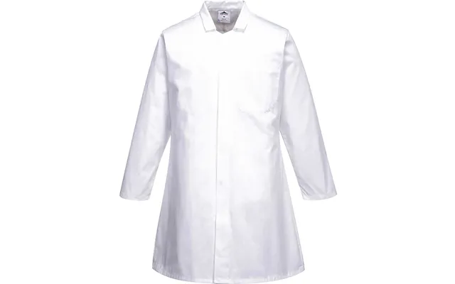 Portwest Mens Single Pocket Food Coat White 5xl