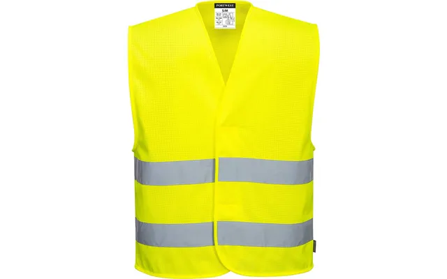 Portwest Meshair Two Band Mesh Hi Vis Vest Yellow 4xl 5xl