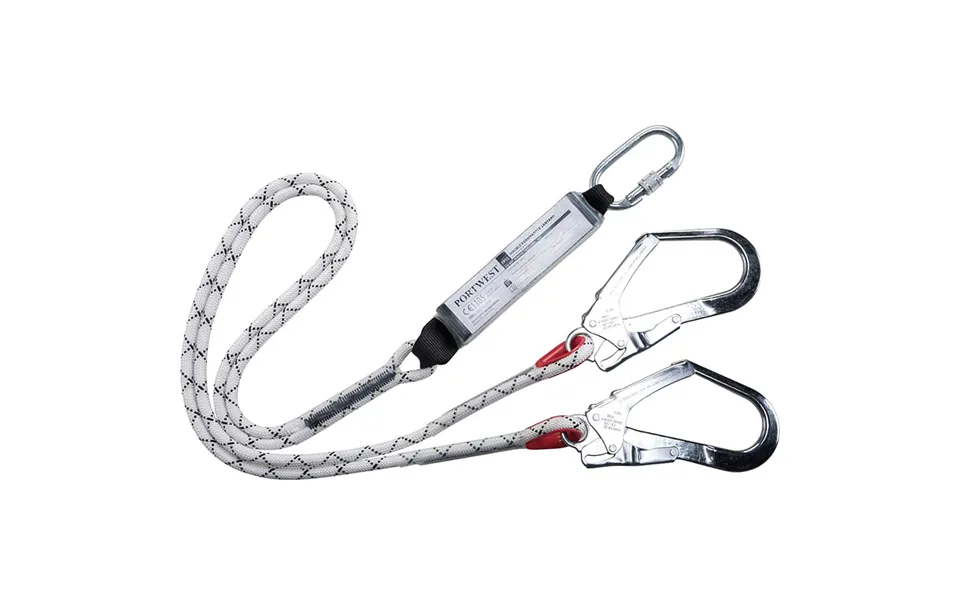 Portwest Shock Absorbing Double Kernmantle Lanyard
