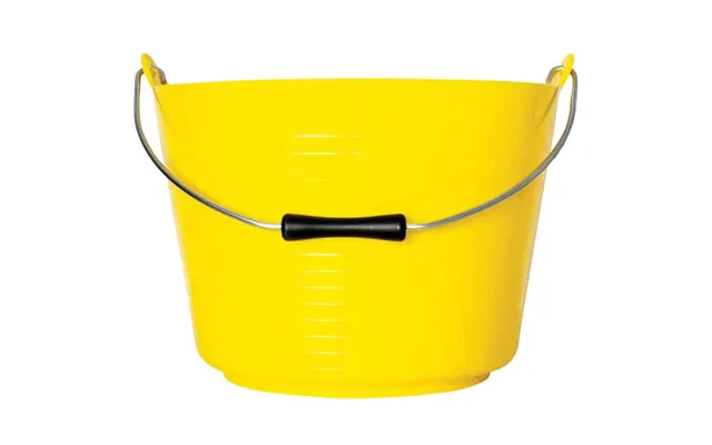 Red Gorilla Flexible Bucket Tub 22l Yellow