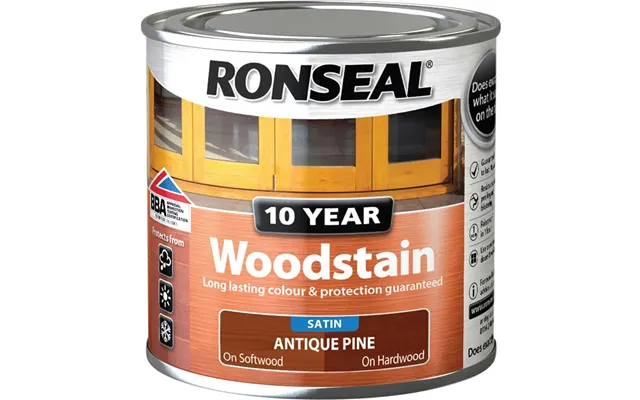 Ronseal 10 Year Wood Stain Antique Pine 250ml