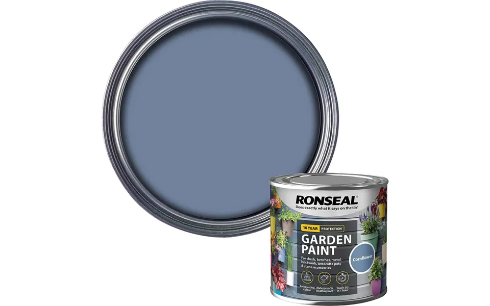 Ronseal General Purpose Garden Paint Cornflower 250ml