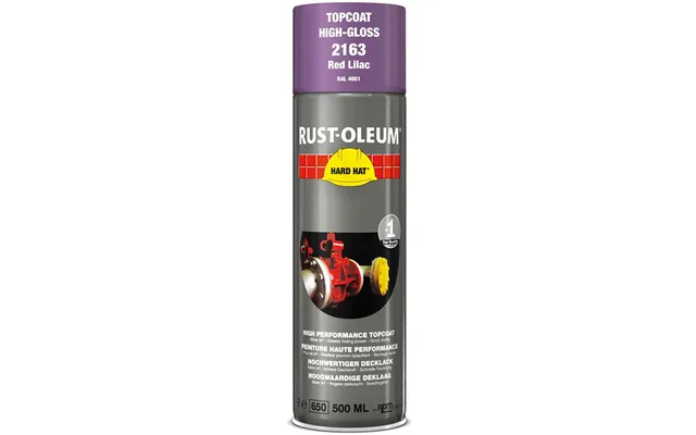 Rust Oleum Hard Hat Metal Spray Paint Red Lilac 500ml