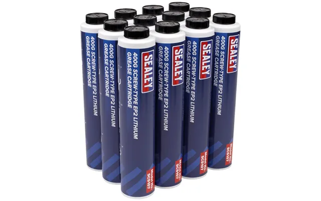 Sealey Ep2 Lithium Grease Cartridge Pack Of 12 product image