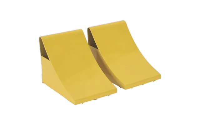 Sealey Heavy Duty Steel Wheel Chocks 4kg Pack Of 2 product image