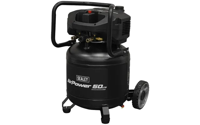 Sealey Sac50v Oil Free Belt Drive Vertical Air Compressor 50 Litre 240v