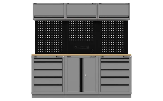 Sealey Superline Pro Black Edition Rubber Wood Worktop Storage System Combo