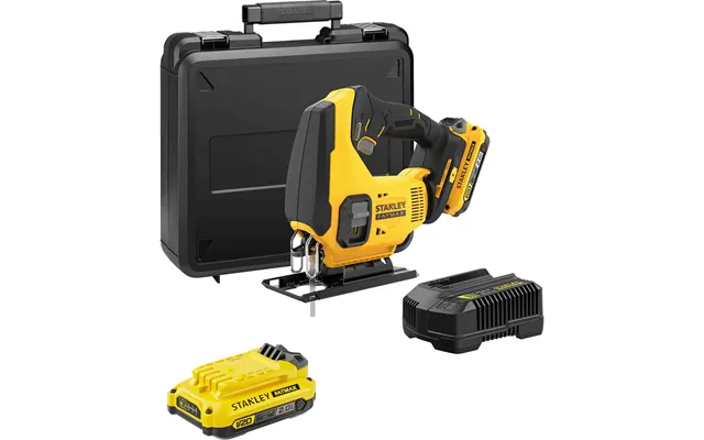Stanley Fatmax V20 Sfmcs600 18v Cordless Jigsaw 2 X 2ah Li-ion Battery Charger Case