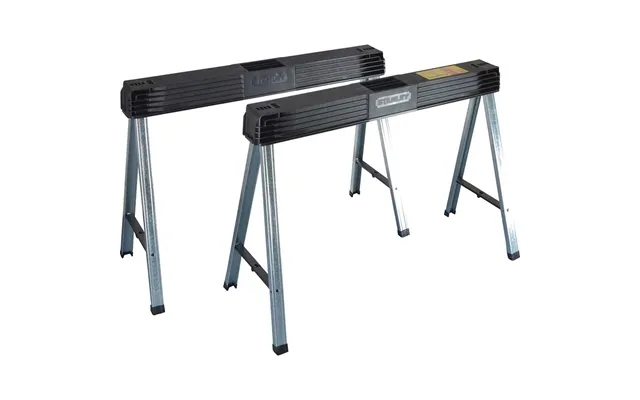 Stanley Pair Folding Metal Leg Saw Horses