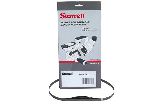 Starrett Univerz M42 Bi Metal Power Tool Bandsaw Blades Pack Of 3 900mm 13mm 14 18tpi product image