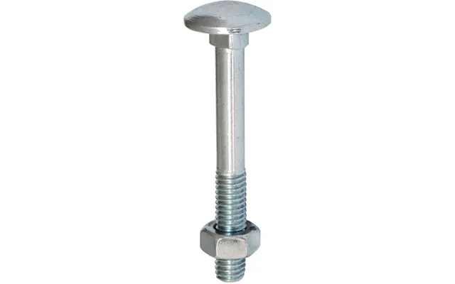 Timco Coach Bolts And Nut Zinc Plated M10 120mm Pack Of 2