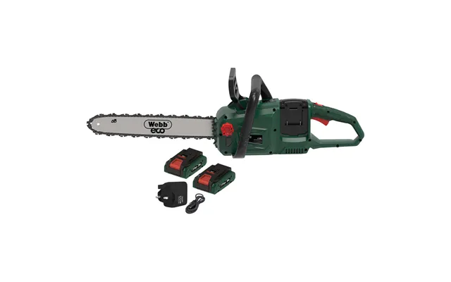 Webb X Series Wev20x2cs40 40v Cordless Brushless Chainsaw 400mm 2 X 4ah Li-ion Usb Charger