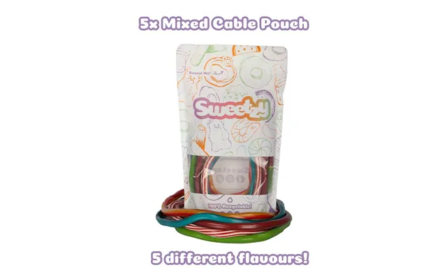 5 X Mixed Cable Pouch