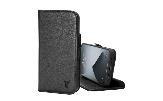 Apple Iphone 12 & Iphone 12 Pro Leather Wallet Case With Stand Function - Black