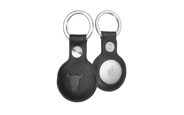 Leather Airtag Keyring - Black product image