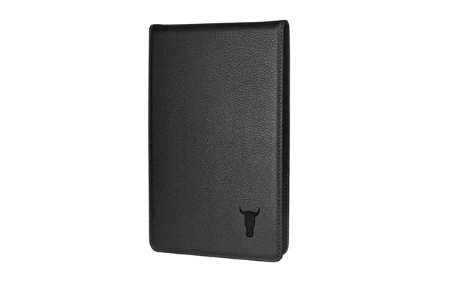 Leather Golf Scorecard Holder And Yardage Book Cover - Black