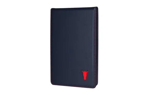 Leather Golf Scorecard Holder And Yardage Book Cover - Navy Blue