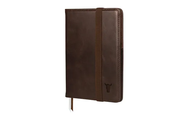 Leather Passport Holder & Travel Document Cover - Dark Brown