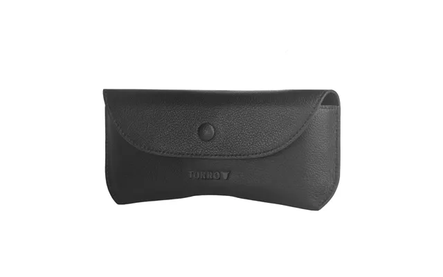 Leather Sunglasses Case Glasses Case - Black