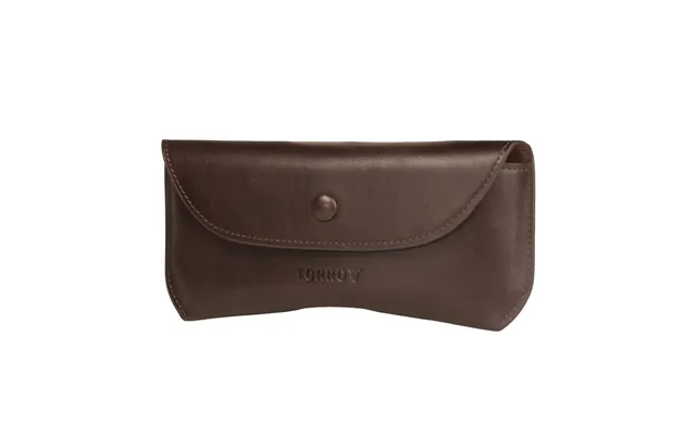Leather Sunglasses Case Glasses Case - Dark Brown