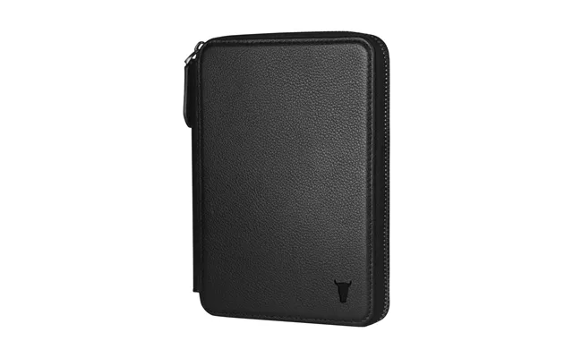 Leather Travel Wallet & Passport Organiser With Rfid Protection - Black