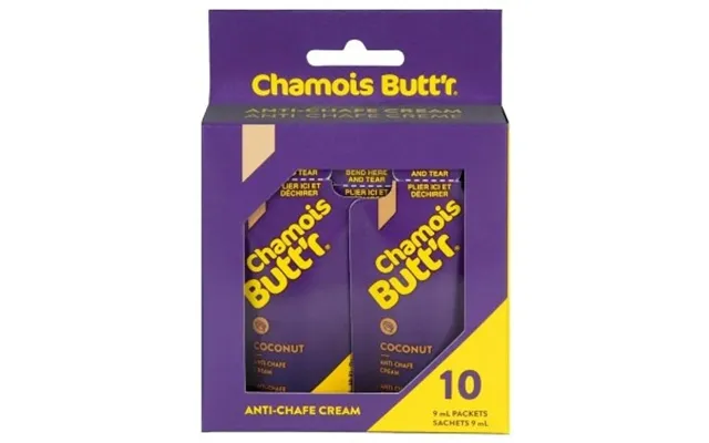 Chamois Buttr Coconut Anti-chafe Cream Pack Of 10 9ml Singles