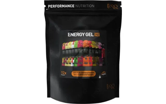 Torq Gel Taster Pack - 8 Regular 4 Natural Caffeine