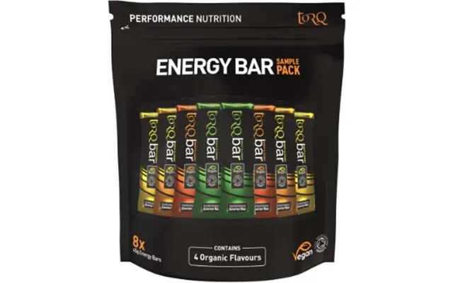 Torq Organic Bar Sample Pack - Pouch Of 8