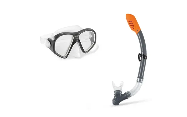 Mask Tube Swimming Kit For Children Intex Reef Rider
