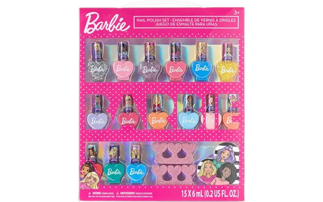 Barbie 18 Piece Nail Varnish Set