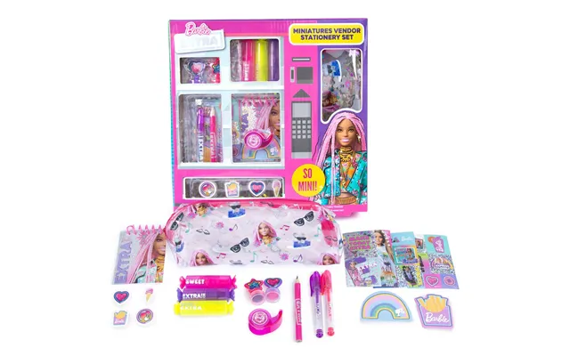 Barbie Extra Miniatures Vendor Stationery Set