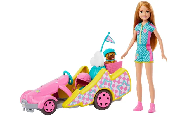 Barbie & Stacie To The Rescue Fashion Doll And Go Kart
