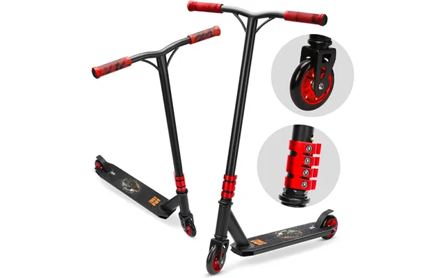 Boldcube Deluxe Stunt Scooter - Black Fire