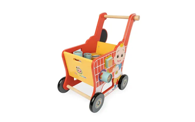 Cocomelon Wooden Shopping Trolley