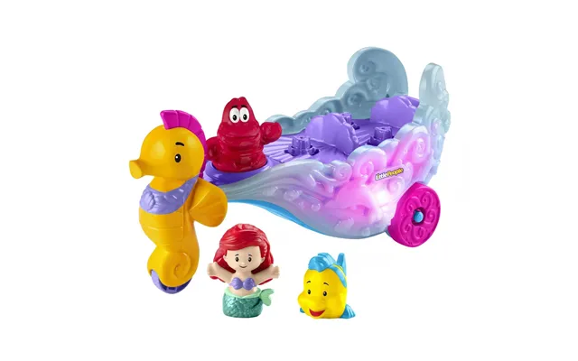 Disney Princess Little People Ariel's Light-up Sea Carriage