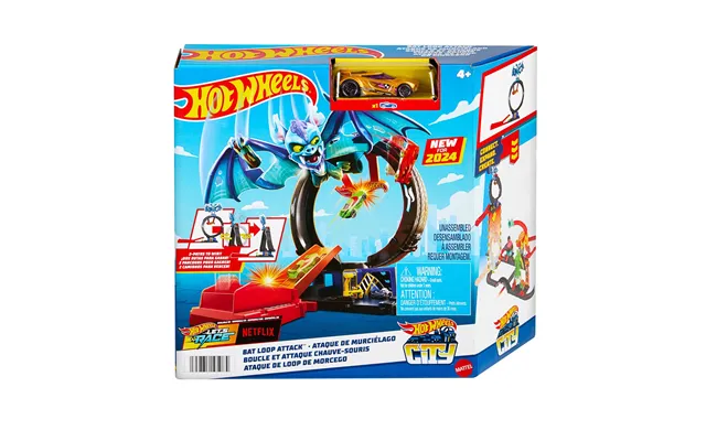 Hot Wheels Bat Loop Attack Playset
