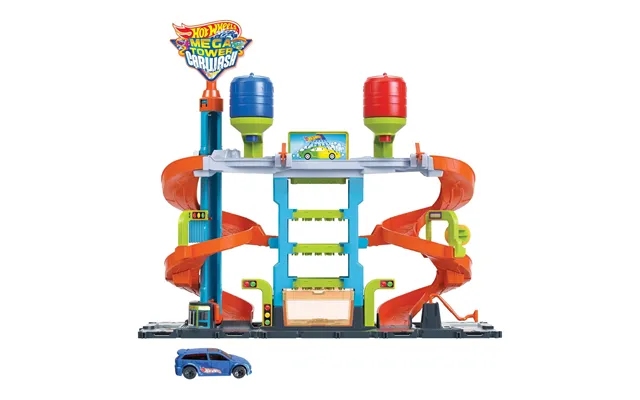 Hot Wheels City Mega Tower Car Wash