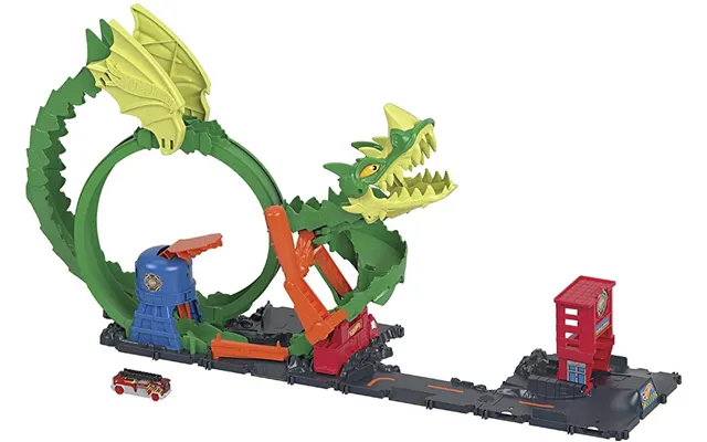 Hot Wheels Dragon Drive Firefight Playset