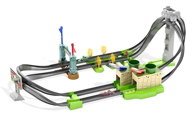 Hot Wheels Mario Kart Circuit Lite Track Set