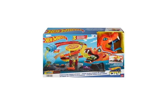 Hot Wheels Pizza Slam Cobra Attack Playset